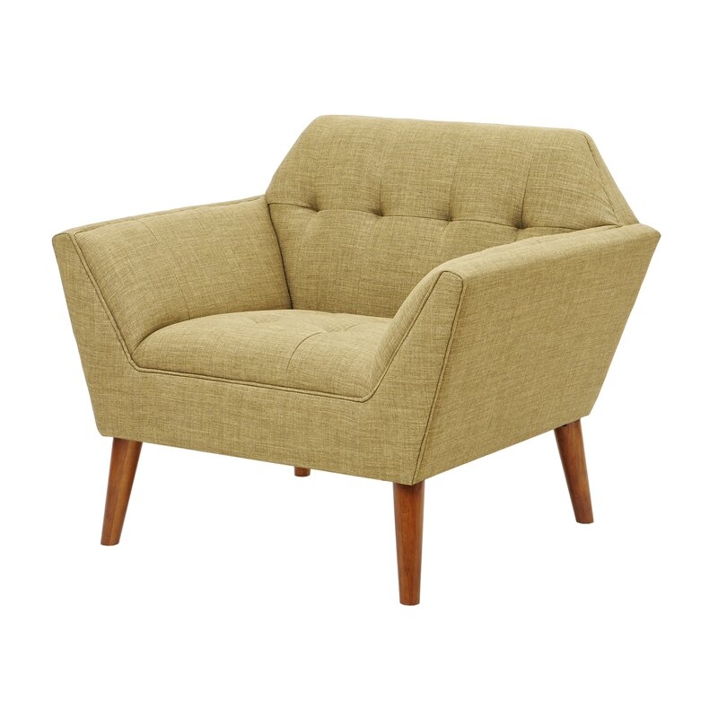 Hoboken 38" Wide Tufted Polyester Armchair - Image 0