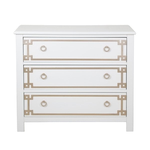 Dipasquale Overlay 3 Drawer Accent Chest - Image 0