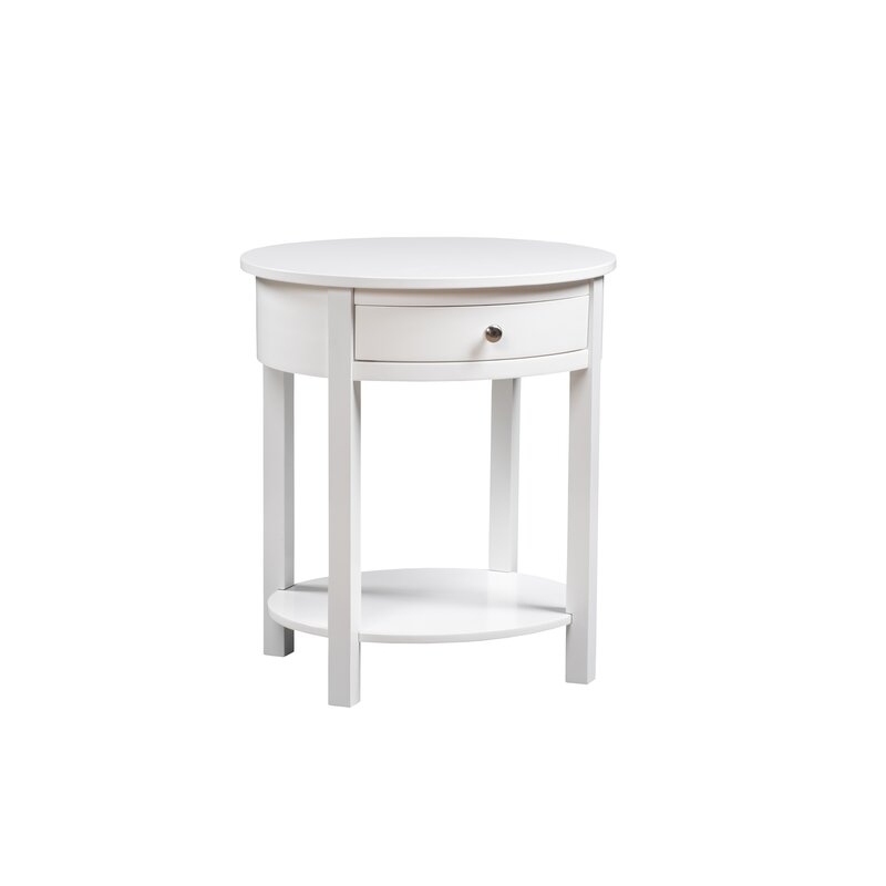 Moravian End Table with Storage - Image 1