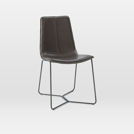 Slope Leather Dining Chair - Image 0