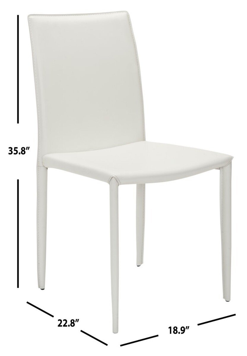 Karna 19''H Dining Chair - White - Arlo Home - Image 4
