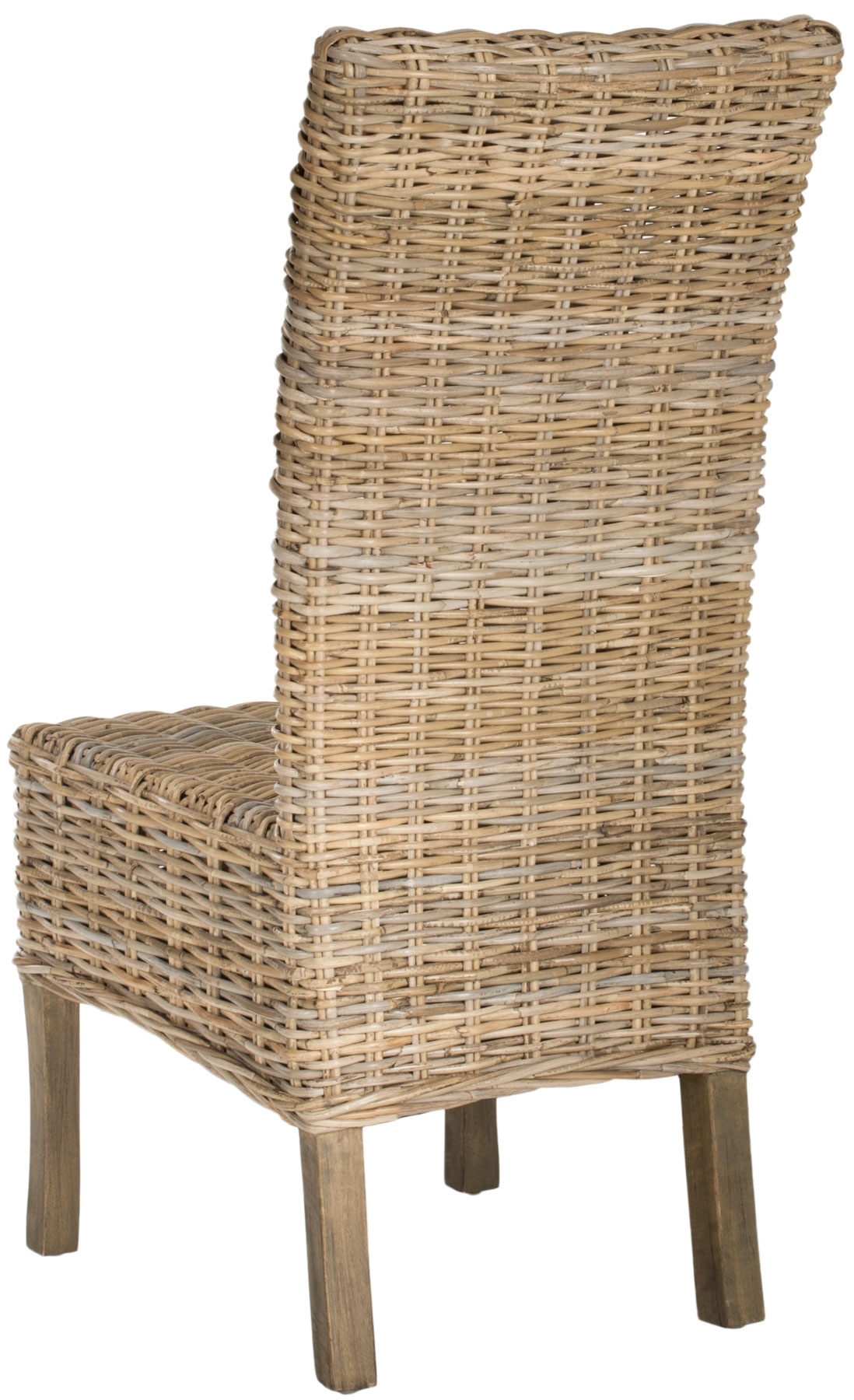 Quaker 19''H Rattan Side Chair - Natural Unfinished - Safavieh - Image 2