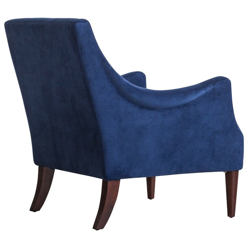 Navy Blue Koss Tufted Armchair - Image 3