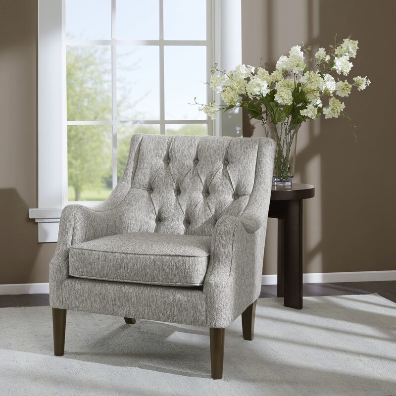 Galesville 29.25'' Wide Tufted Wingback Chair - Image 1