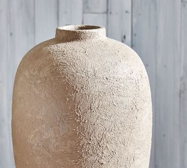 Artisan Vase, White, XL Jug - Image 1