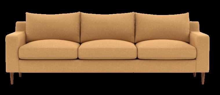 SLOAN 3-Seat Sofa - Honey - Image 0