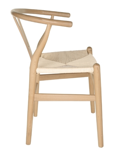 CYLIA DINING CHAIR, NATURAL (SET OF 2) - Image 1