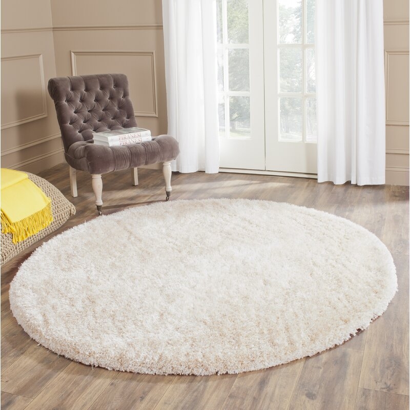 Duppstadt Handmade Shag Champagne Area Rug - Image 1