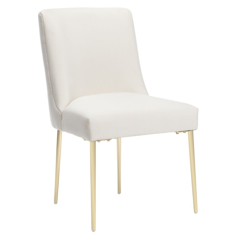 Sandon Velvet Upholstered Side Chair - Image 1