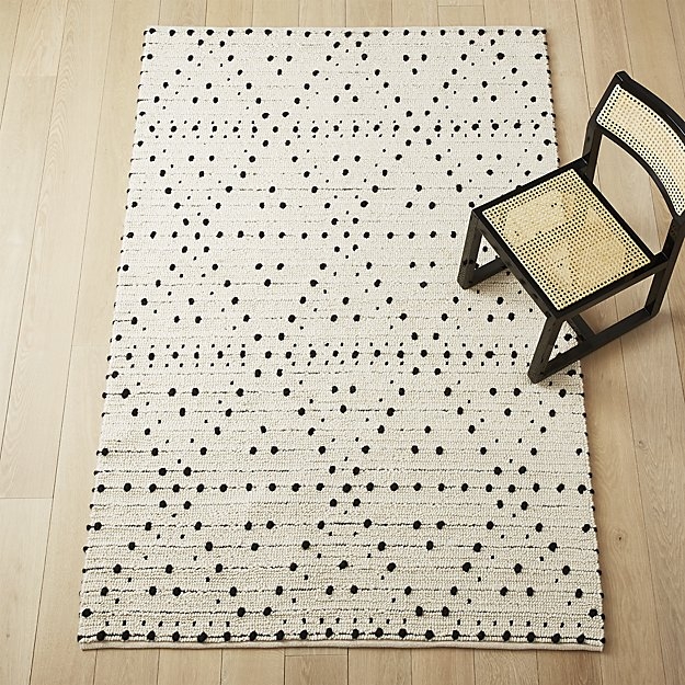Orville black dot rug 8'x10' - Image 2