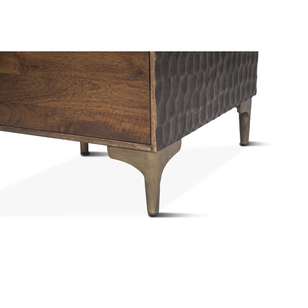 Home Trends & Design Vallarta Solid Wood Executive Desk - Image 2