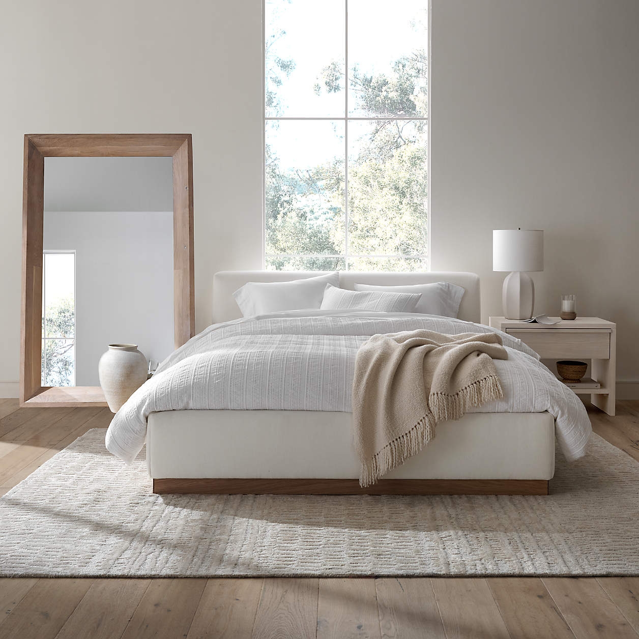 Gather Ivory Upholstered King Bed - Image 5