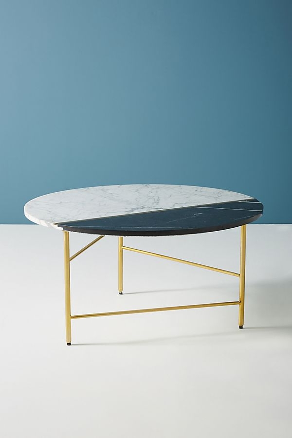 Pieced Marble Coffee Table - Image 1