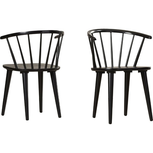 Alberta Side Chair - Black (Set of Two) - Image 0