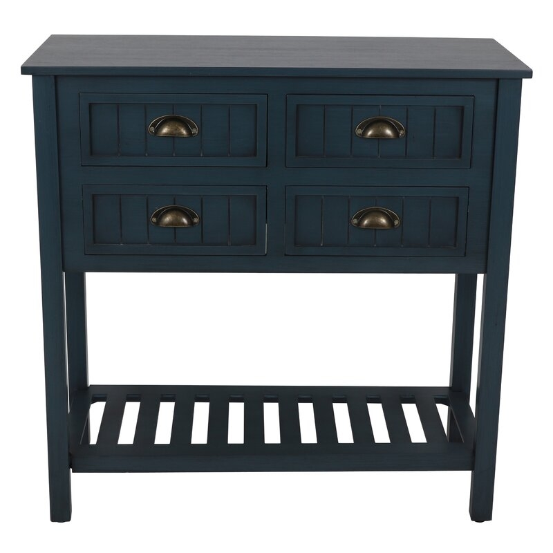 Rosas 4 Drawer Console Table - Image 1