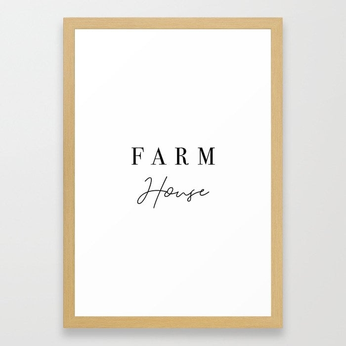 Farm House Framed Art Print - Image 0