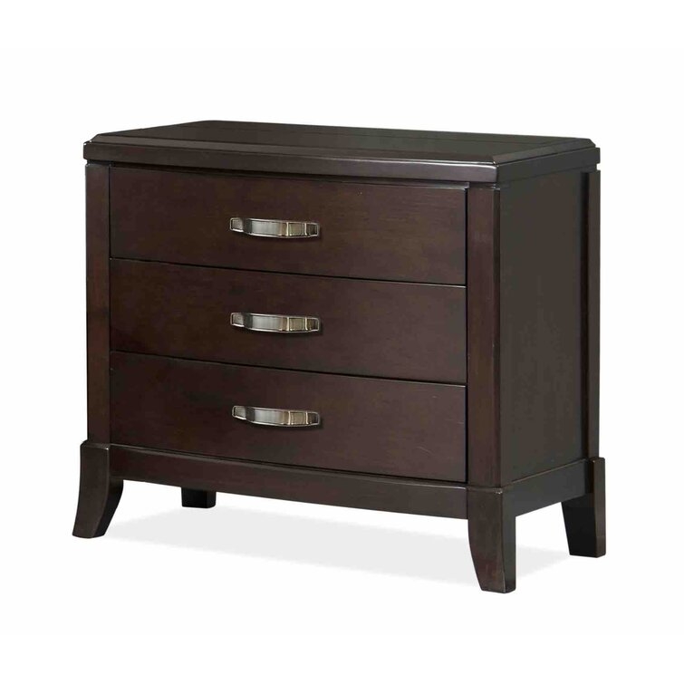 Mcduffie 3 - Drawer Nightstand in Espresso - Image 1