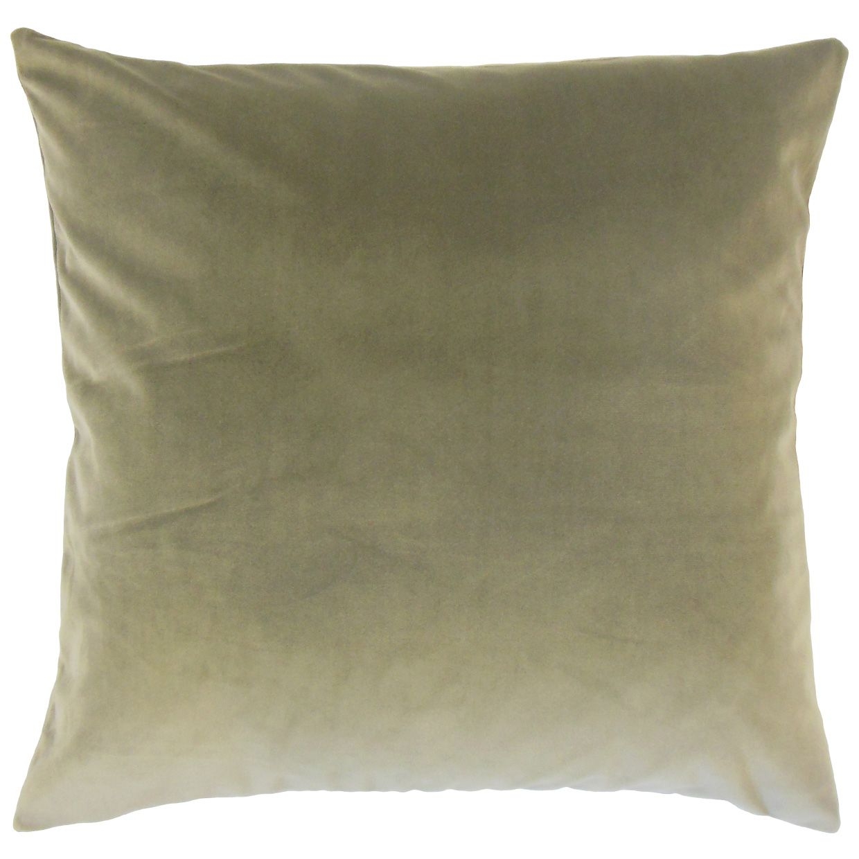 Classic Velvet Pillow, Oak, 18" x 18" - Image 0