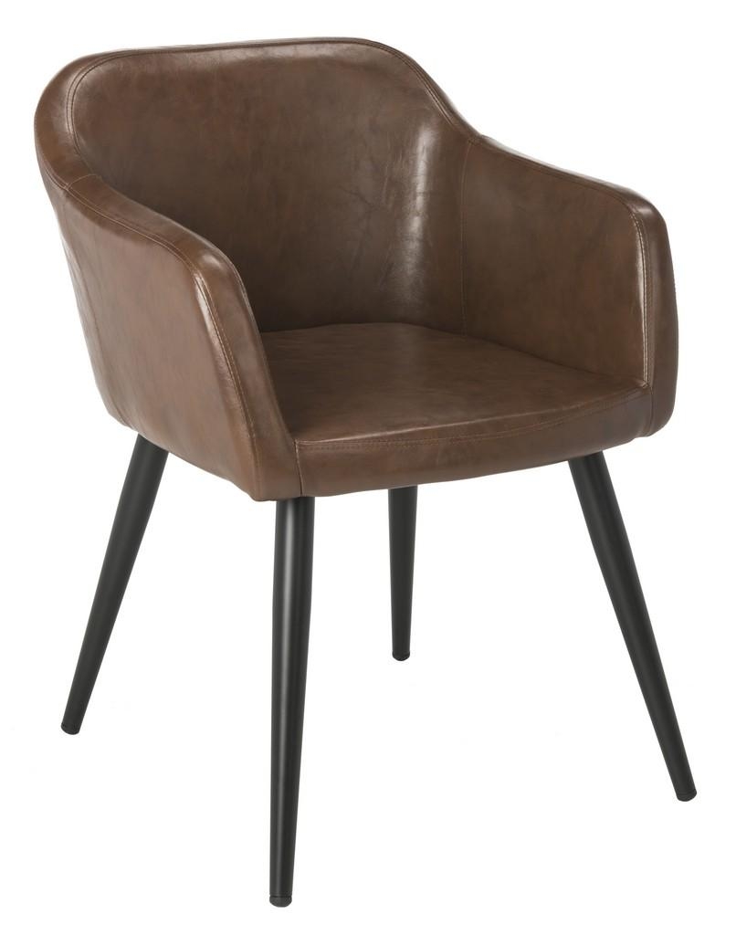 Adalena Accent Chair - Brown - Safavieh - Image 2