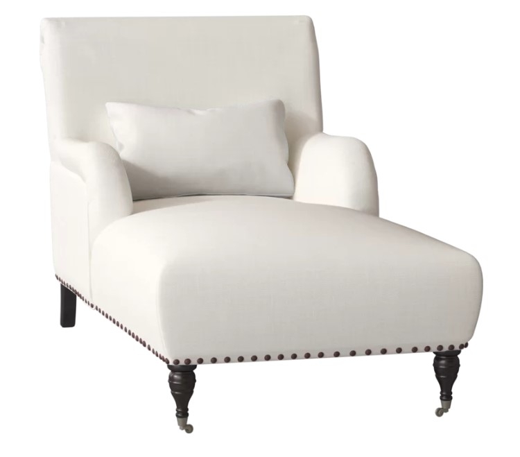 SHEPHARD CHAISE LOUNGE, Conversation Pearl - Image 0