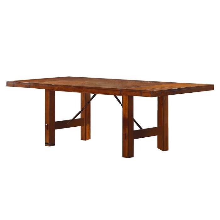 Beachem Extendable Solid Wood Dining Table - Image 2