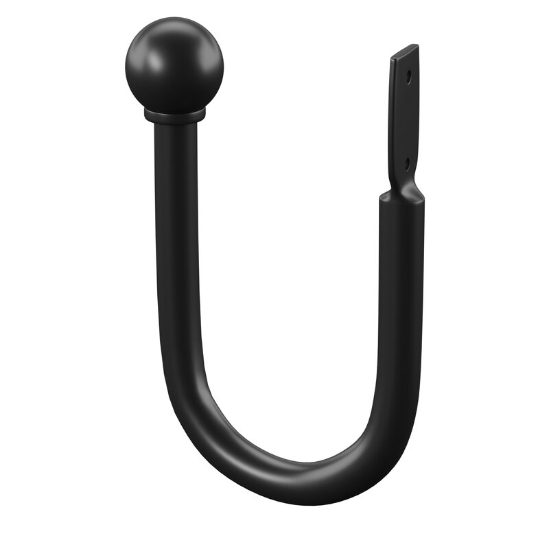 Whyalla Matte Black Drapery Curtain Holdback - Image 1