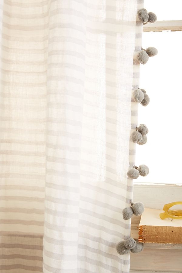 Pom Tassel Curtain - Image 1