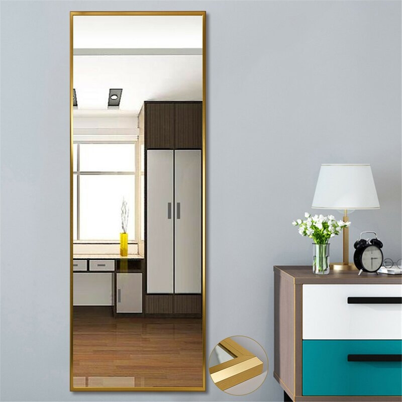 Modern & Contemporary Full Length Mirror- Gold - Image 4