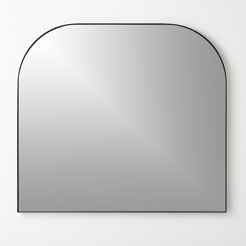 Infinity Black Mantel Mirror - Image 0