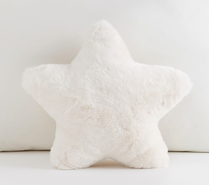 Faux-Fur Star Shaped Pillow - Image 0