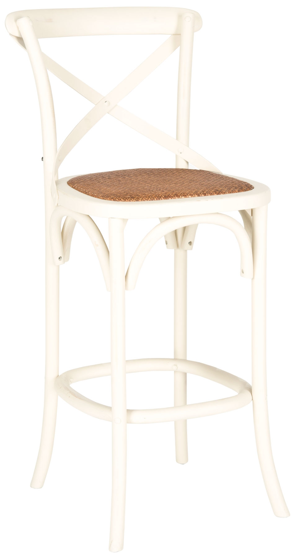 Franklin Bar Stool - Antique White - Arlo Home - Image 2