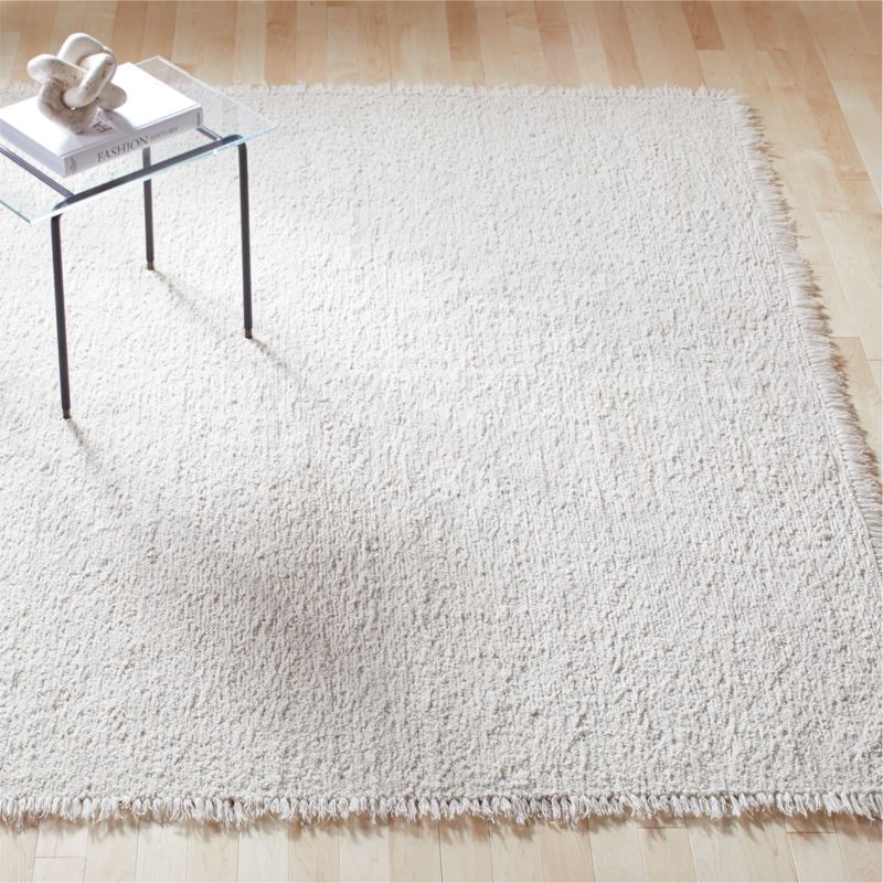 Eyelash Ivory Rug 6'x9' - Image 0