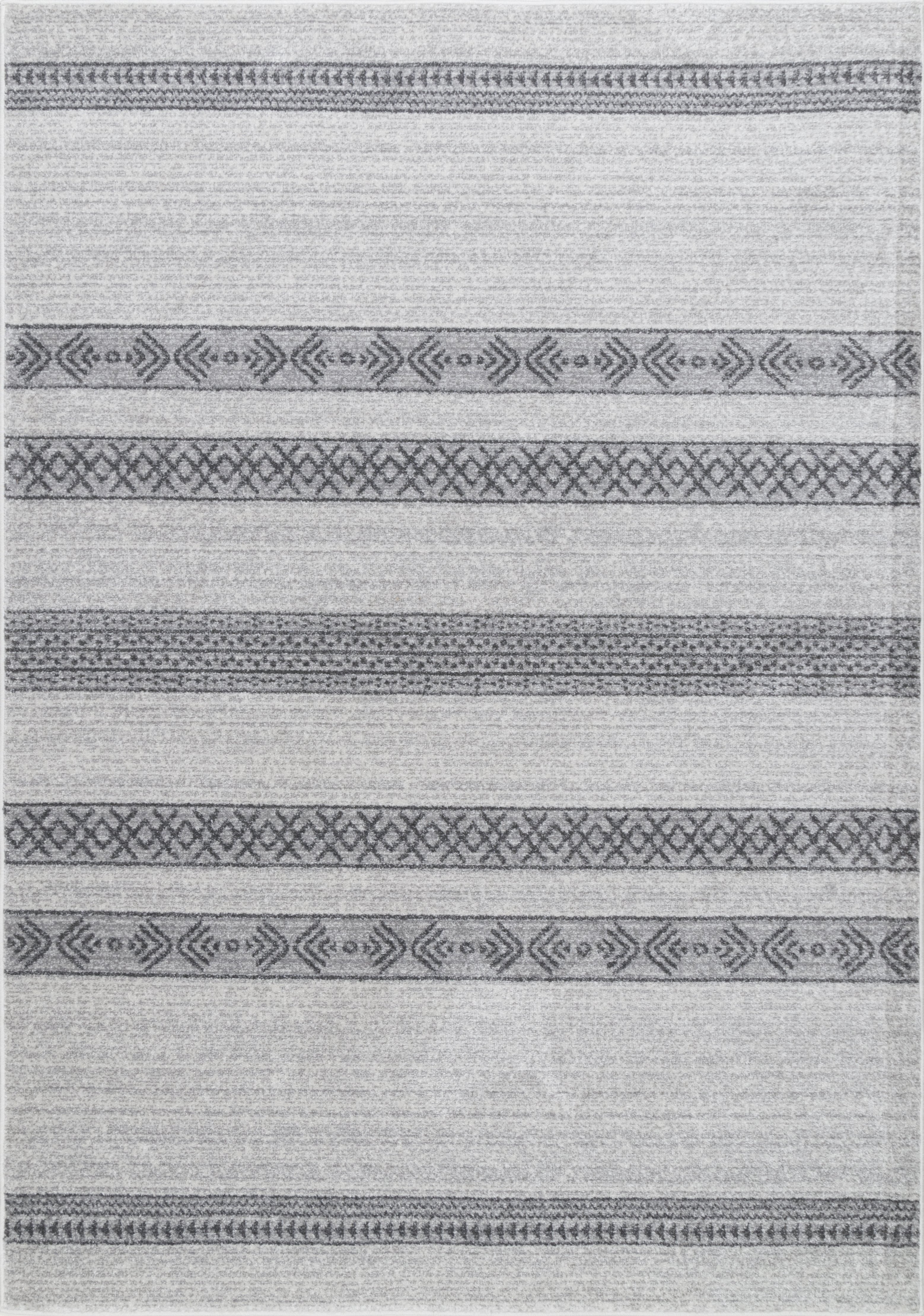 Vintage Striped Makeda Rug - 7'6 x 9'6 - Image 0
