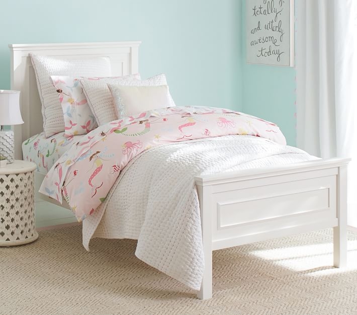 Fillmore Low Footboard Bed, Full, Simply White - Image 1