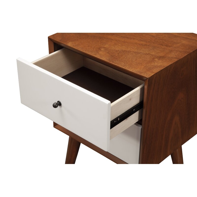 Williams Two-Tone 2 Drawer Nightstand - Image 4