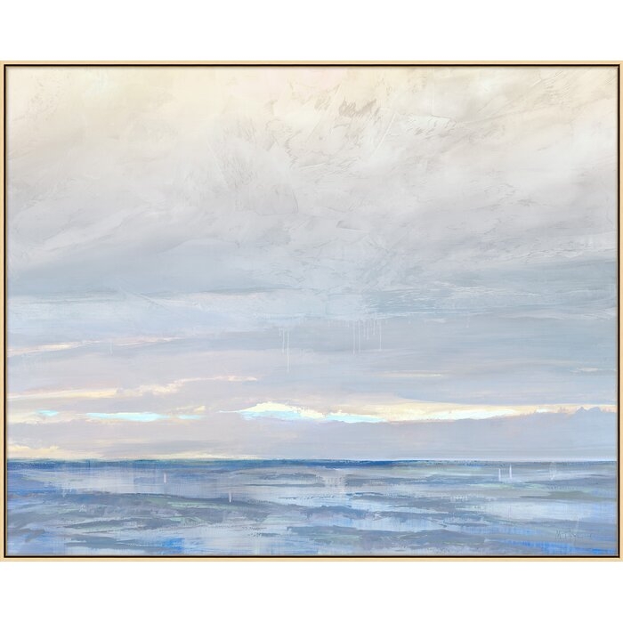 'WHERE SEA MEETS SKY' - PAINTING PRINT ON CANVAS - Image 0