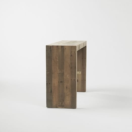 Emmerson Reclaimed Wood Console - stone gray. - Image 3
