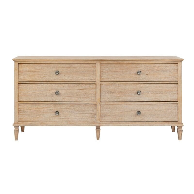 Garland Natural Wood 6 - Drawer Dresser - Image 0