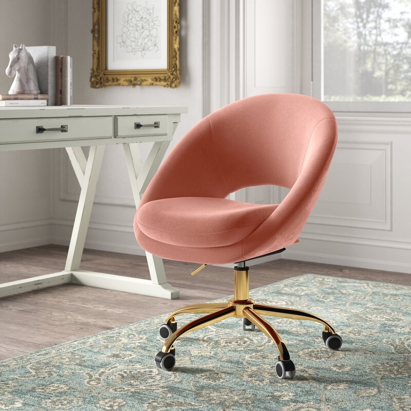 Lourdes Task Chair, Pink - Image 2