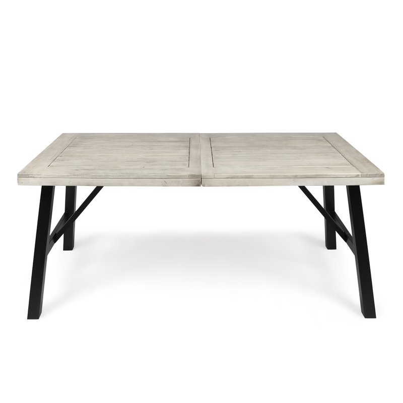 Menneken Solid Wood Dining Table - Image 0