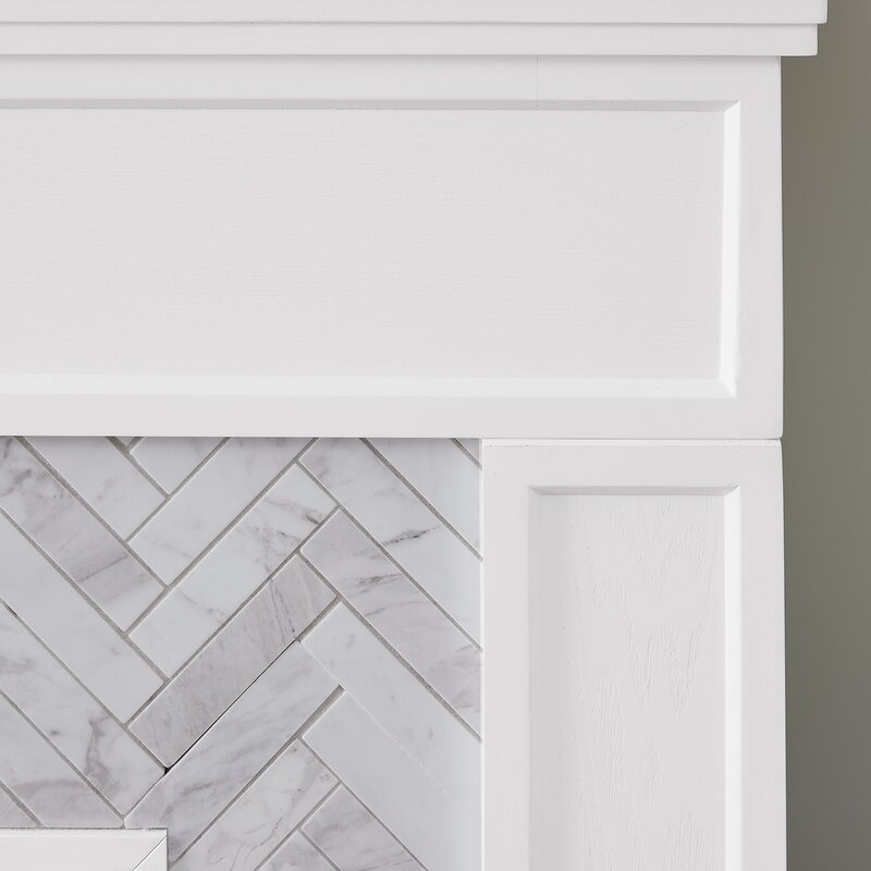 Torlington Color Changing Marble Tiled Fireplace - Image 5