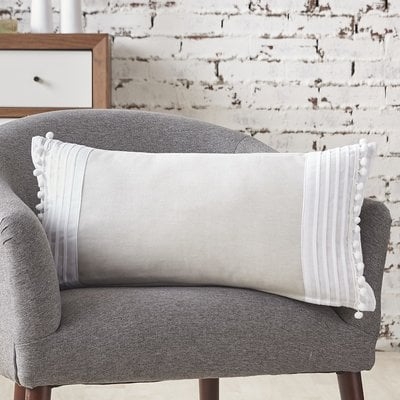 Douglaston Rectangular 100% Cotton Pillow Cover and Insert - Image 0