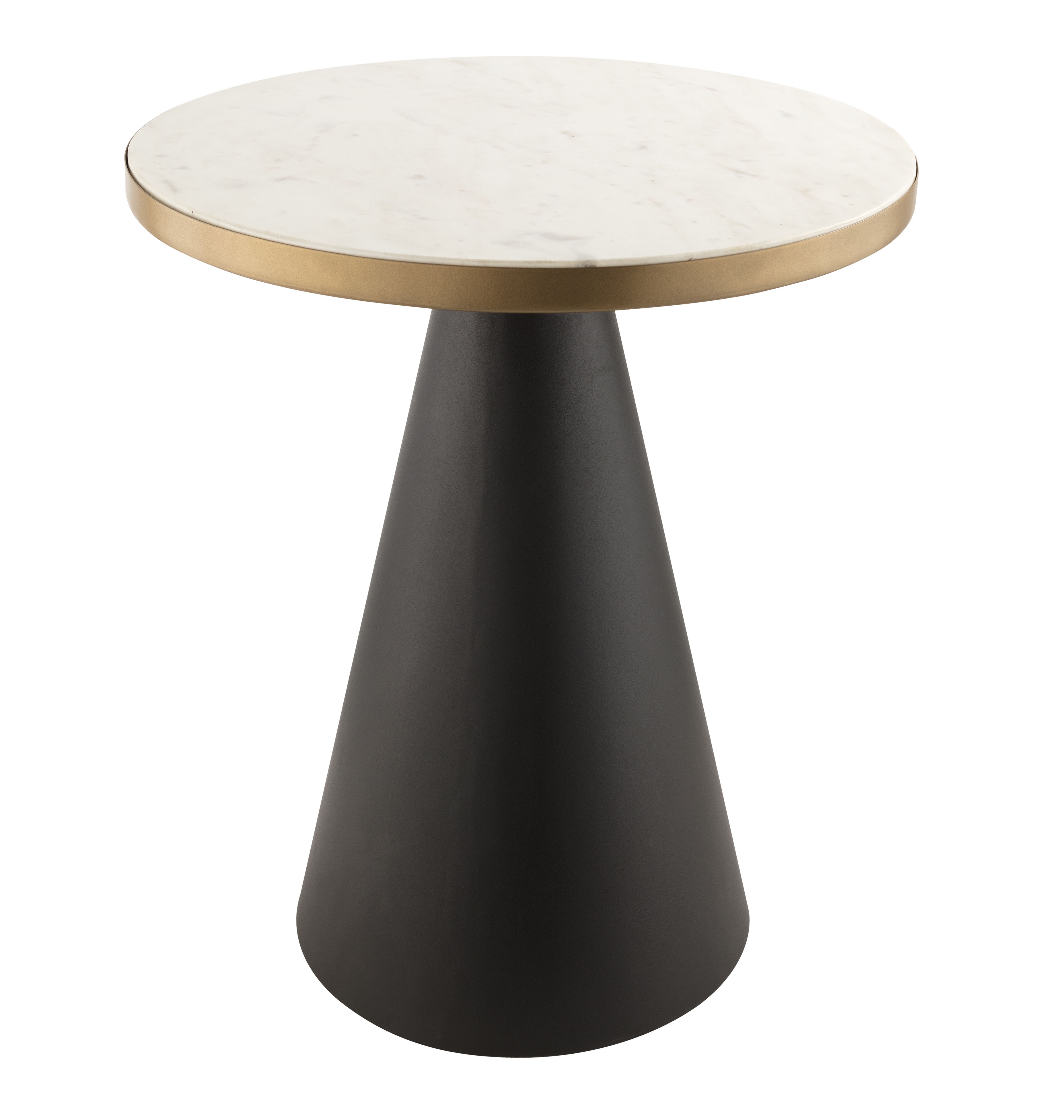 Richard Marble Side Table, Black & Gold *Preorder Today. Estimated restock 5/7/2024. - Image 3