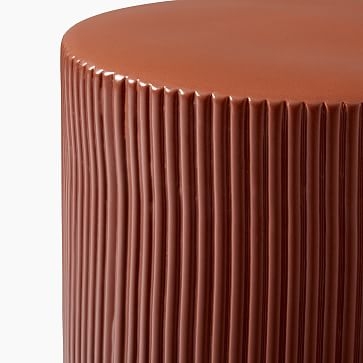 Textured Collection Side Table, Terracotta - Image 4