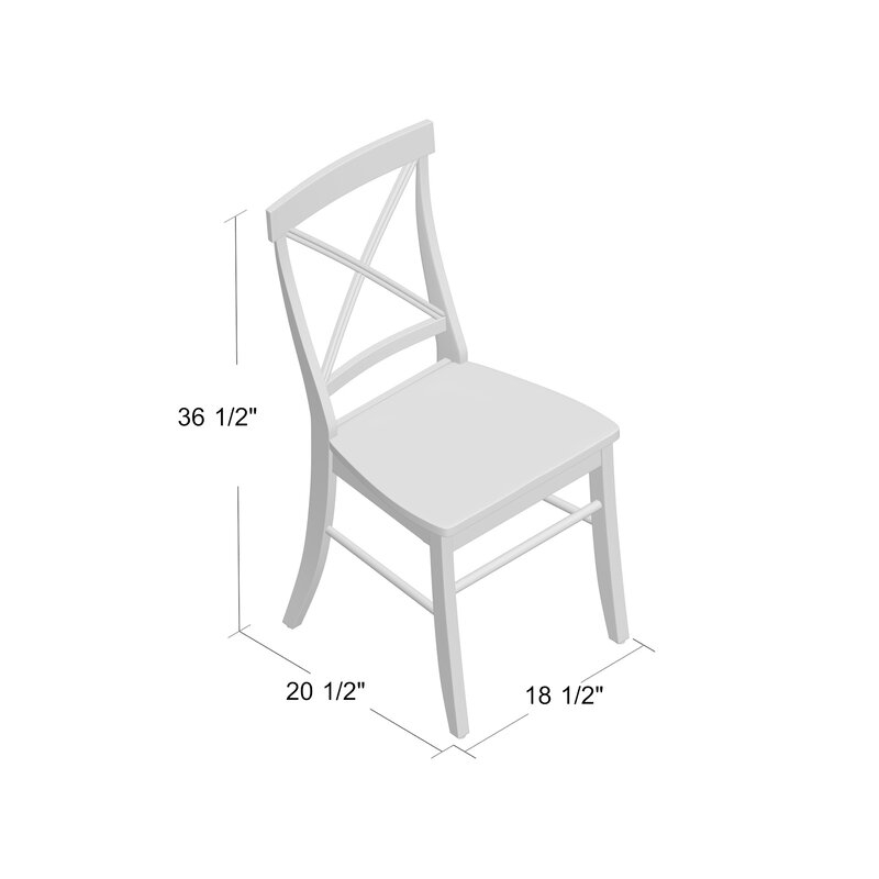 Melbourne Shores Solid Wood Dining Chair - Image 2
