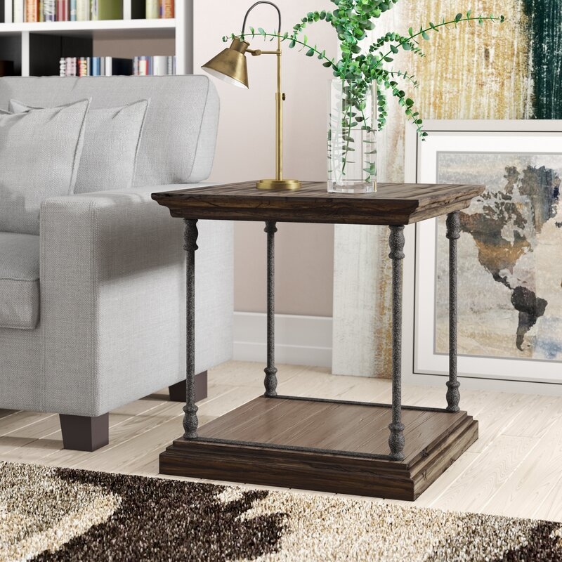 Boyd Floor Shelf End Table with Storage - Image 1