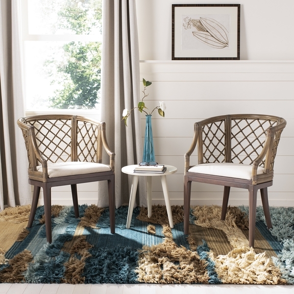 Carlotta Arm Chair - Greige - Arlo Home - Image 6
