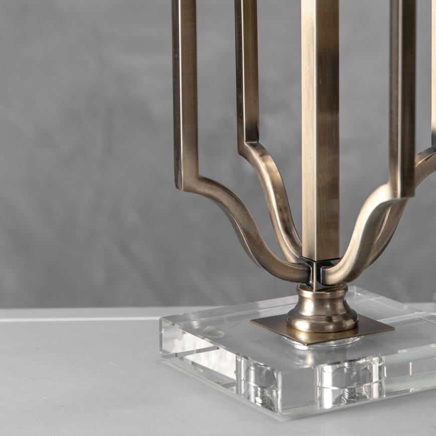 Irving 32" Brass Metal Table Lamp - Image 2