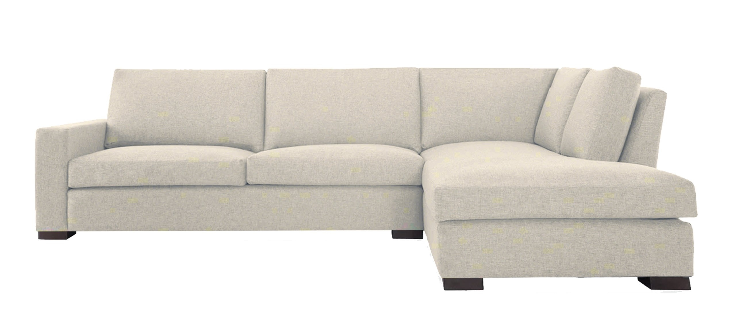 Anton Sectional with Bumper (2 piece) Nico Oyster, Right Orientation - Image 0