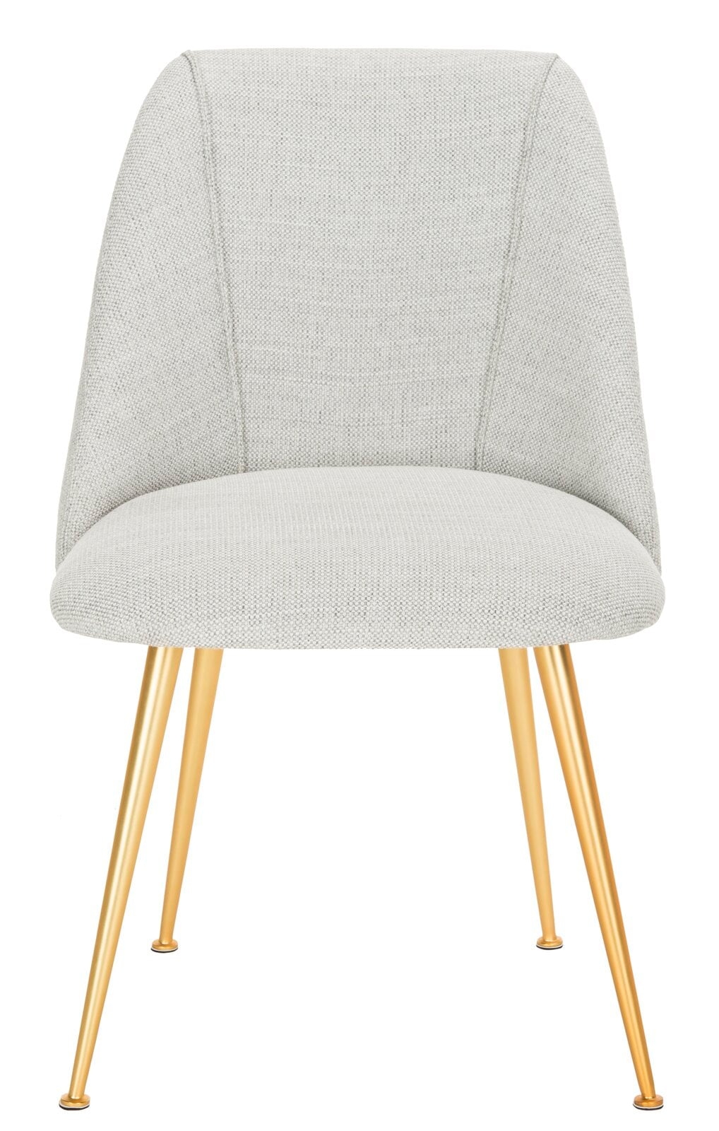 Safavieh Couture Skye Cotton Upholstered Side Chair Upholstery Color: Light Gray - Image 0